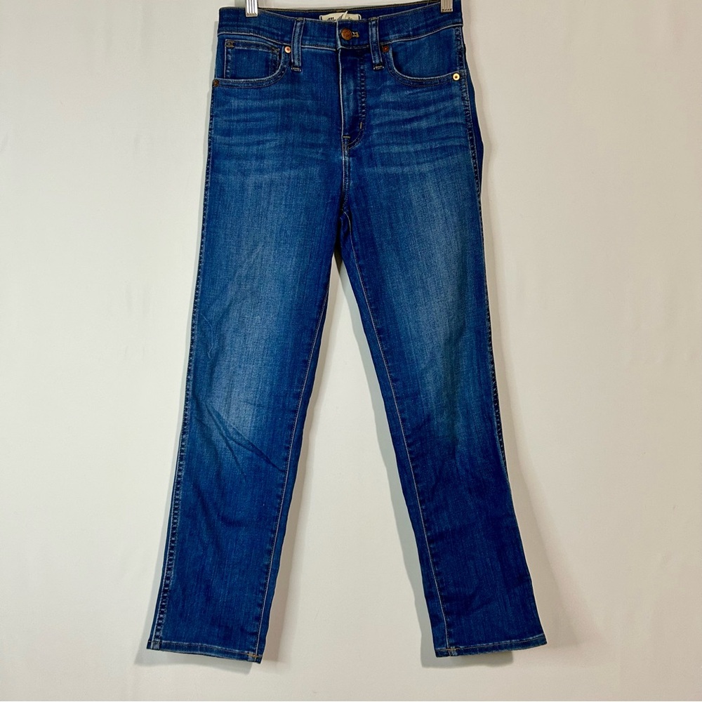 Madewell Women’s Stovepipe Jeans Medium Blue Wash Size 25 EUC